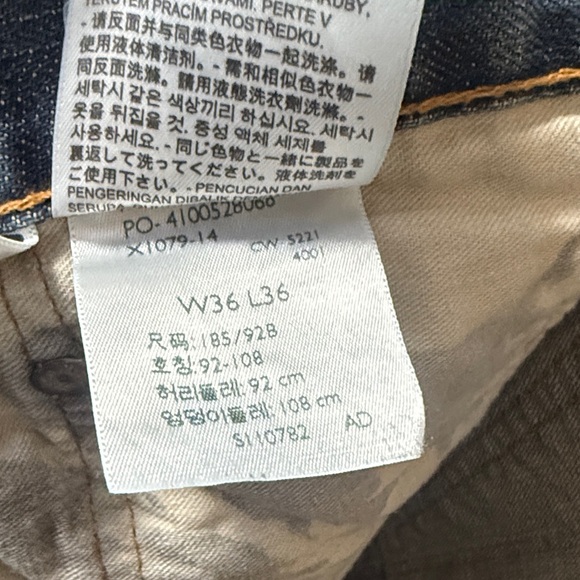 559 Levi Denim Jeans 36 x 36 - Picture 9 of 10
